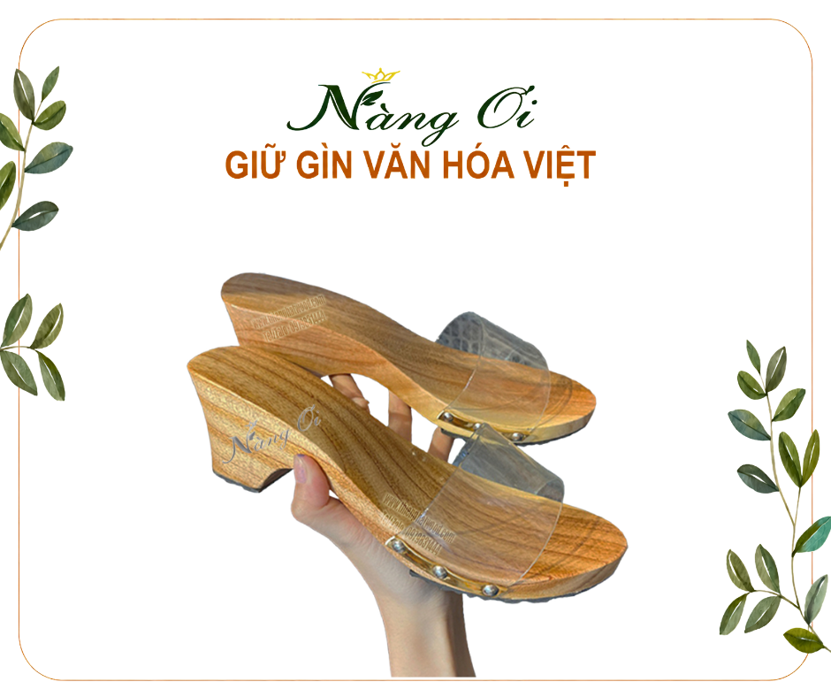 guốc gỗ quai trong